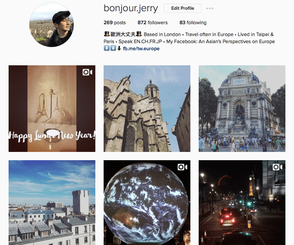 歐洲大丈夫instagram