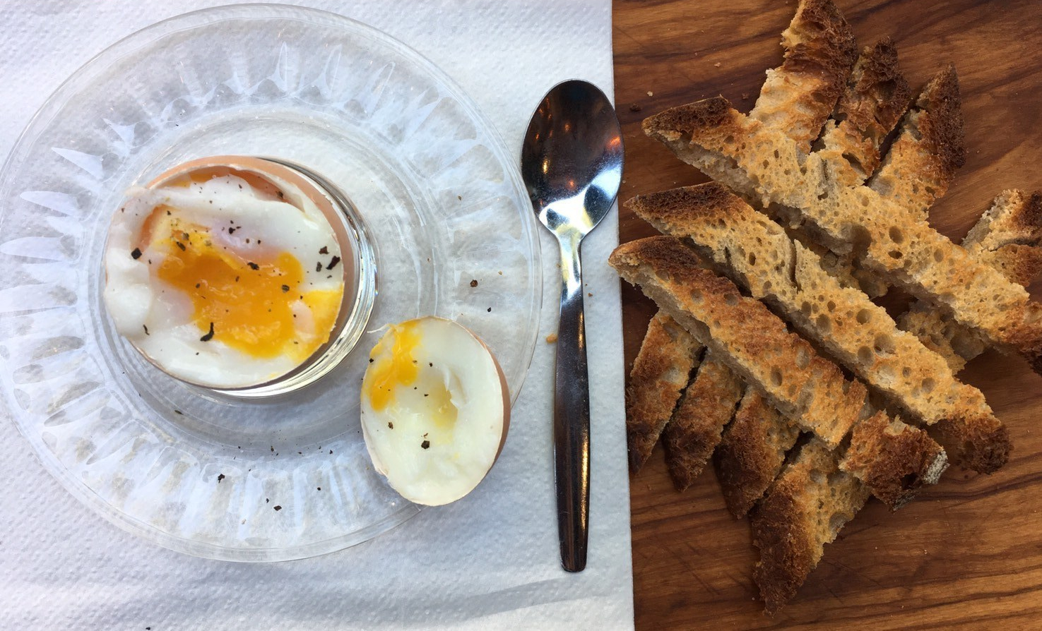 麵包條和雞蛋